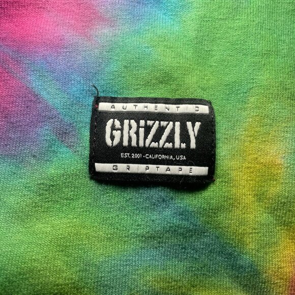 Grizzly Griptape OG Bear Tie‑Dye Tee – Size Medium - Picture 3 of 4